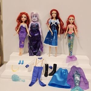 Disney Little Mermaid Classic Doll Set